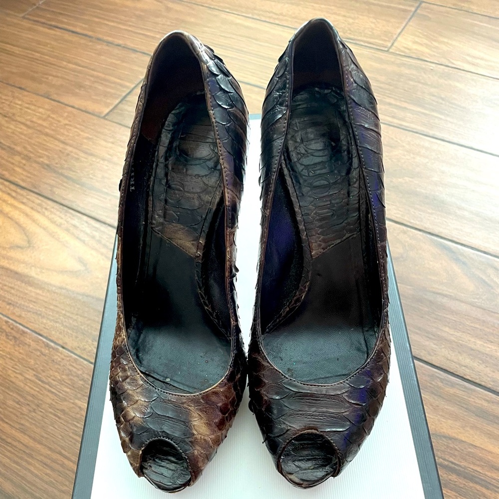 Dior Classic Pump in snake-print size 36
